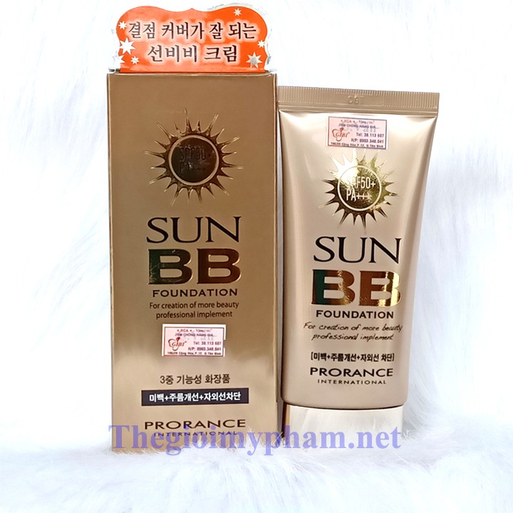 Kem Chống Nắng Prorance SPF 50+ PA+++
