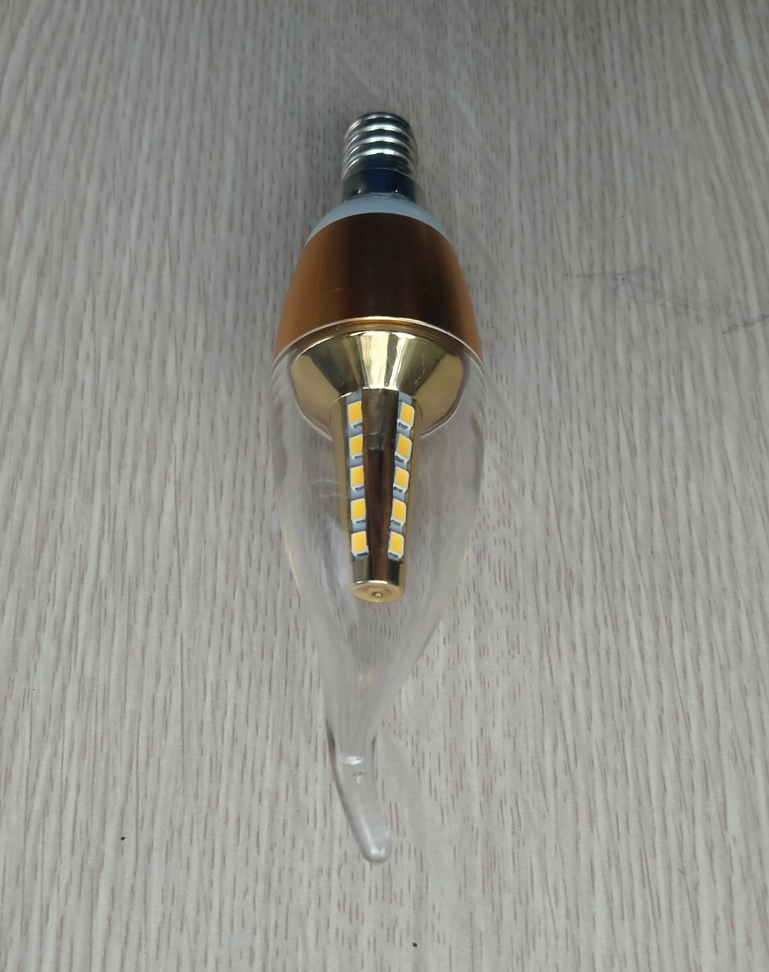 Bóng Nến Led E27 E14 Ánh Sáng Vàng