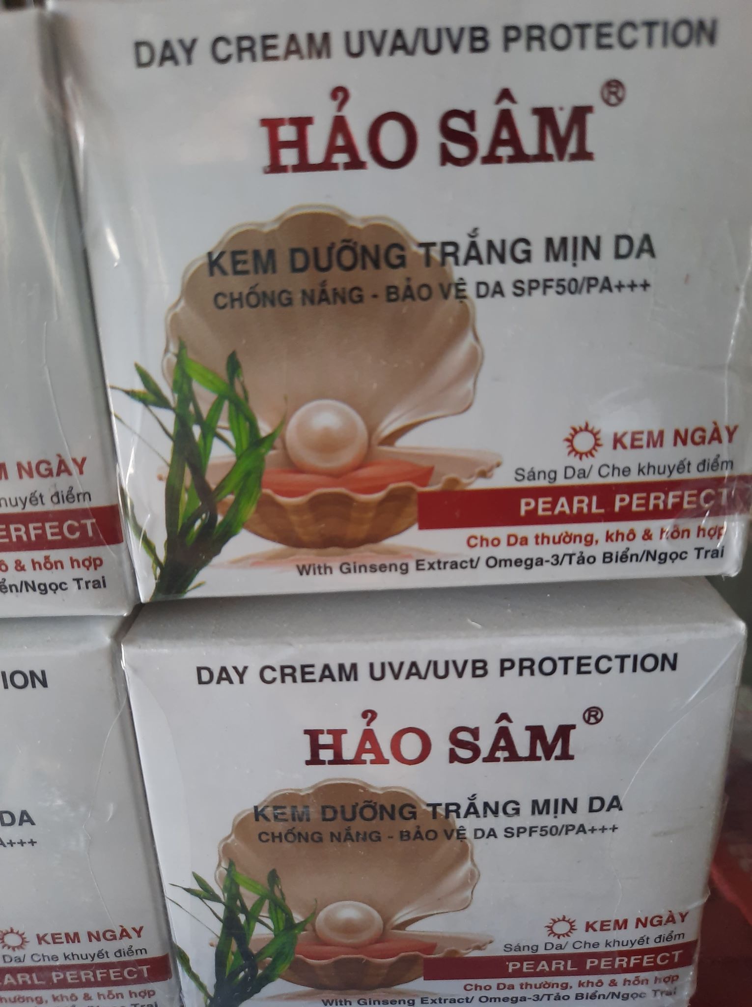 kem hảo sâm dưỡng trắng mịn da