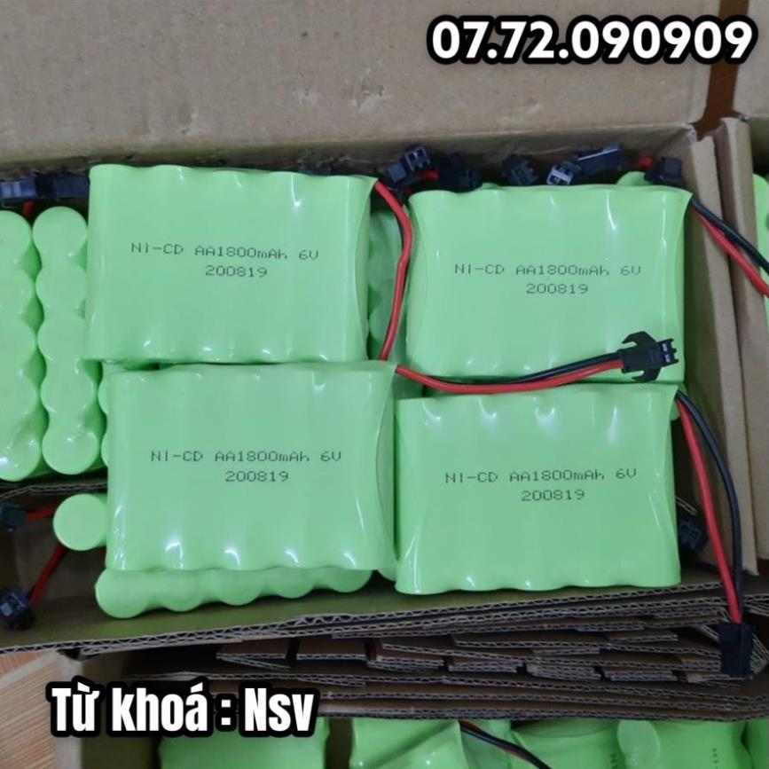 Nsv Pin 6v 1800mah cổng nối SM cho xe mô hình điều khiển từ xa