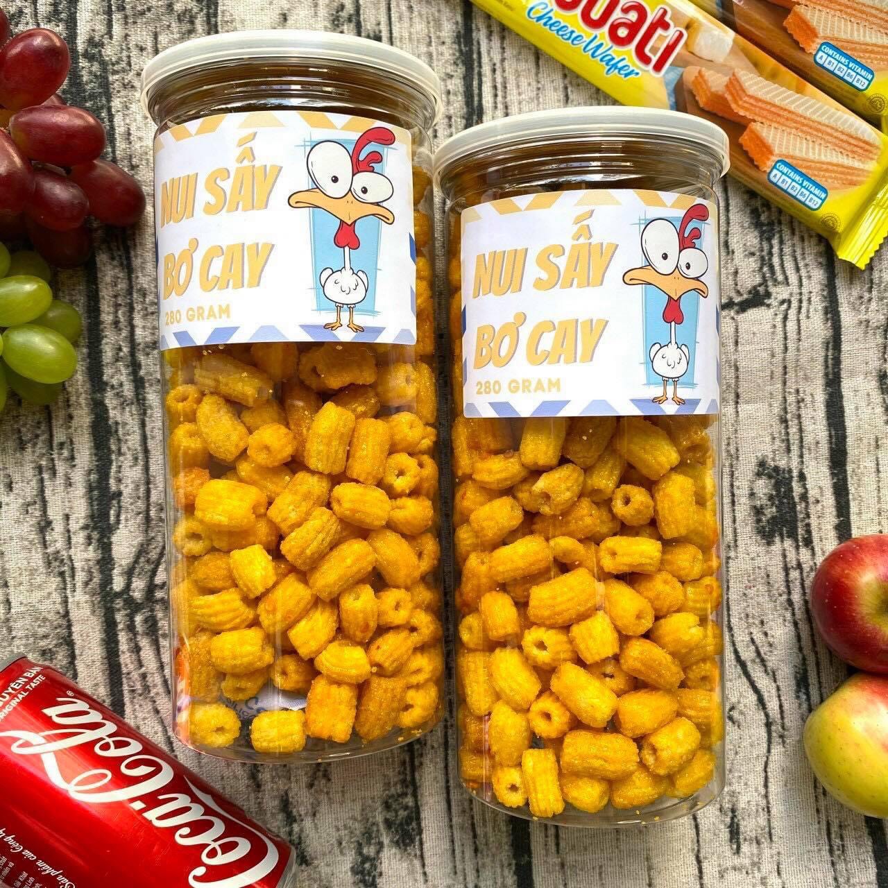 Nui sen sấy bơ cay 300g