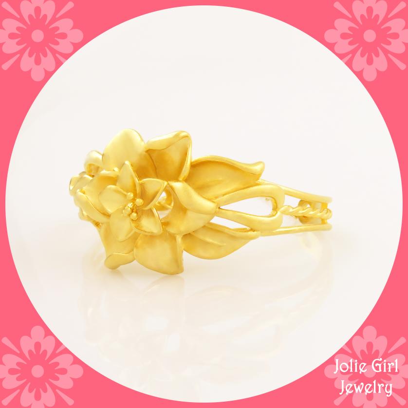 Vòng Tay Đóa Hoa Mạ Vàng 24K VTHX