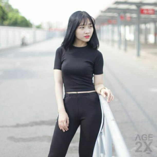 Áo crotop CỘC TAY cá tính