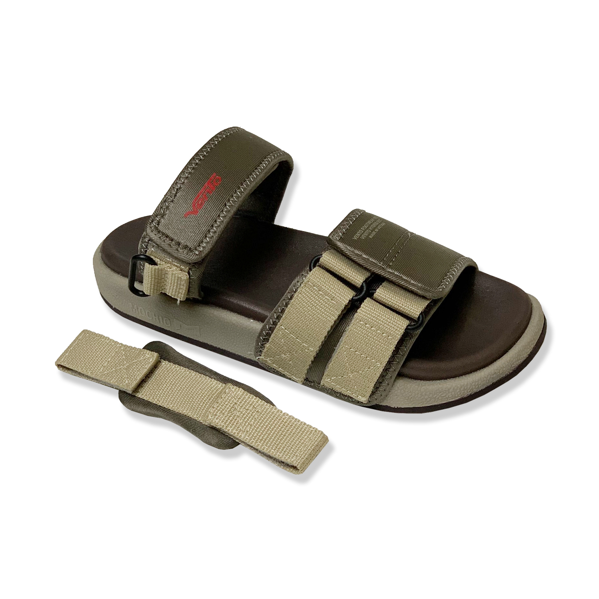 GIÀY SANDAL VENTO CHÍNH HÃNG [MẪU MỚI 2023] MÀU BE SẪM [SANDAL NAM NỮ] SD10110