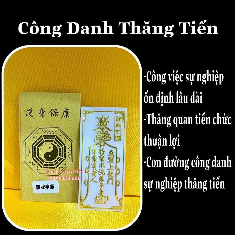 [HCM]Linh Phù Dán Công Danh Thăng Tiến