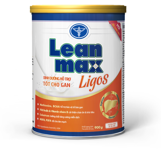 Sữa Lean Max Ligos loại 900gr dành cho bệnh gan