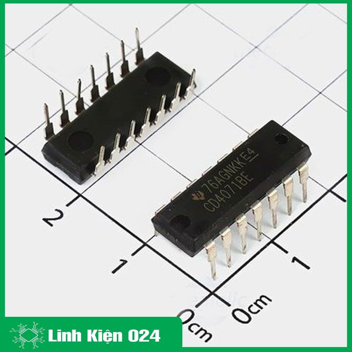 IC CD4071 DIP14 / SOP14 điện áp rộng
