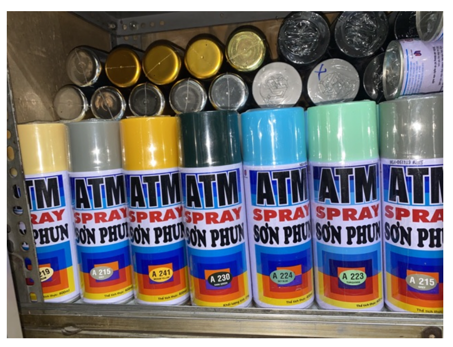 Sơn xịt ATM SPRAY đủ màu 400ml