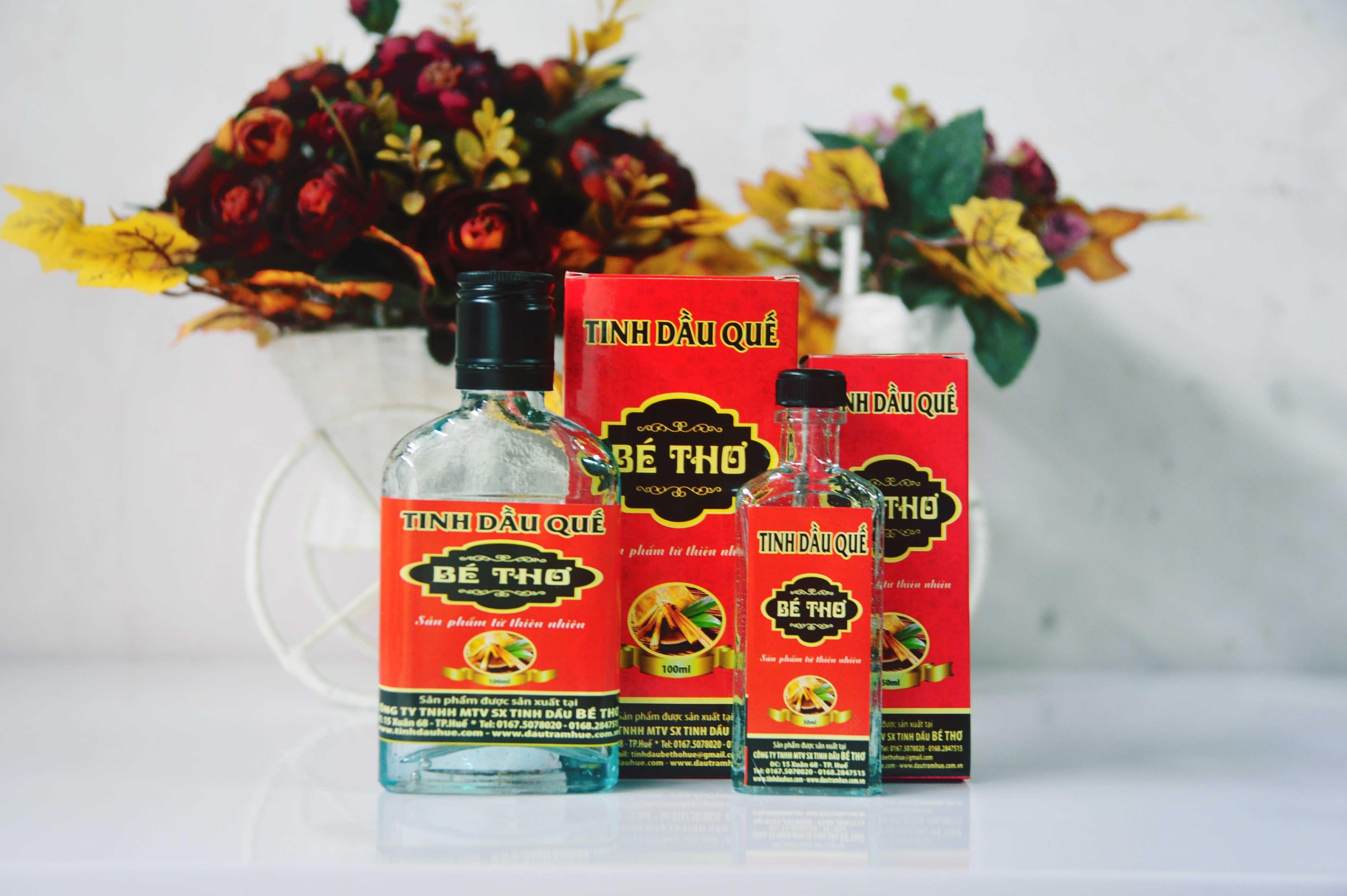 COMBO 2 CHAI TINH DẦU QUẾ HIỆU BÉ THƠ HUẾ CHAI 50ml