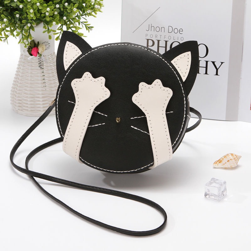 [Sẵn Hàng & Video HD] Túi Handmade Tự Đan, Set Nguyên Liệu Handmade Làm Túi Mèo Con Xấu Hổ Siêu Dễ Thương - EB46