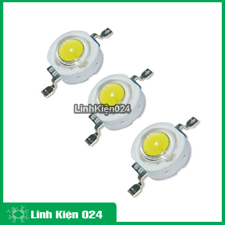 Bộ 3 led công suất siêu sáng sáng trắng