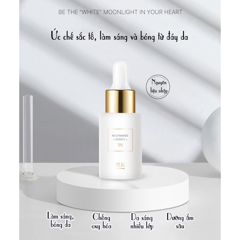Serum Nicotinamide Dưỡng Trắng Mờ Thâm Lucenbase 30ml