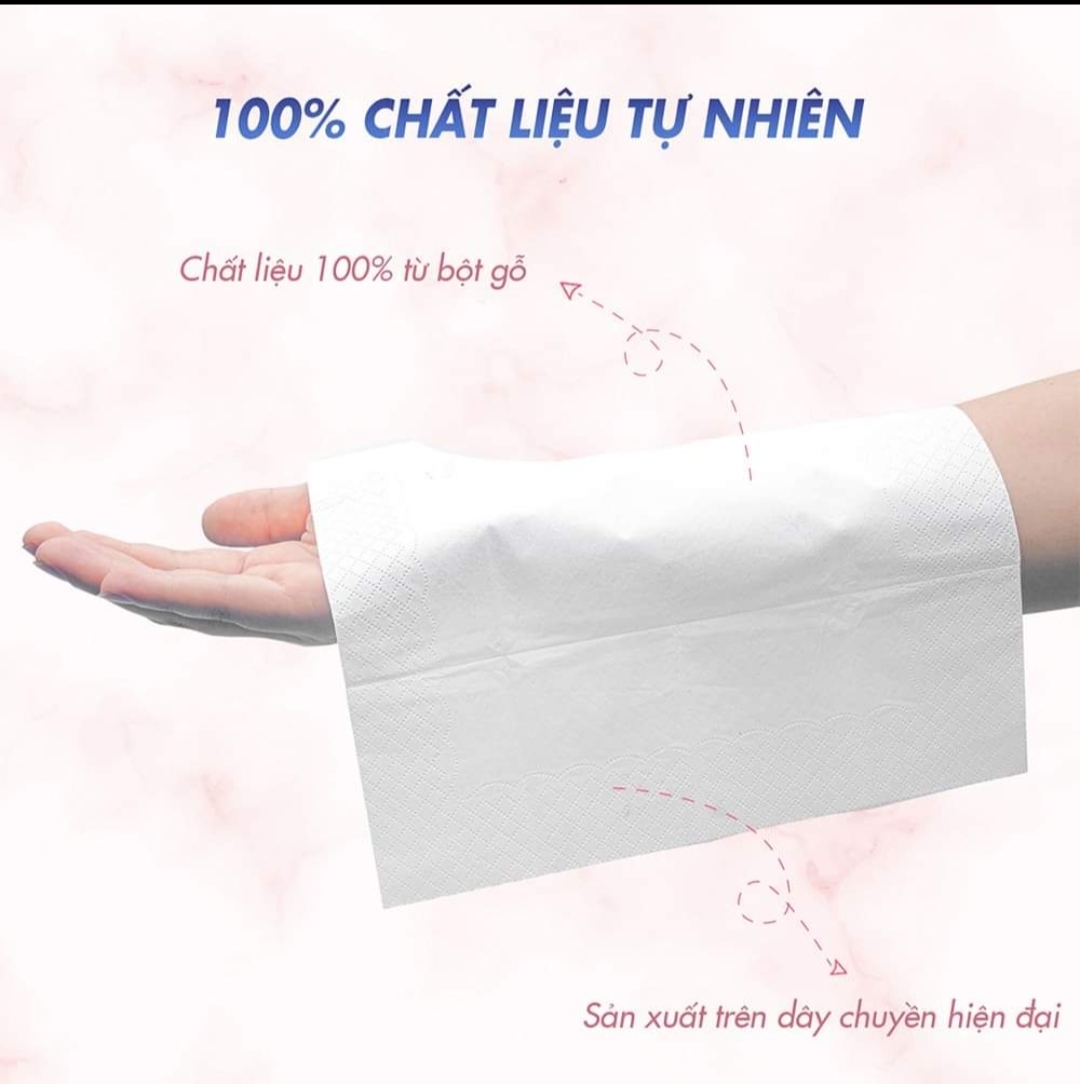 Combo 5 Gói Khăn Giấy Rút Gumi Nhỏ Gọn Dễ Dàng Mang Theo, An Toàn Cho Bé