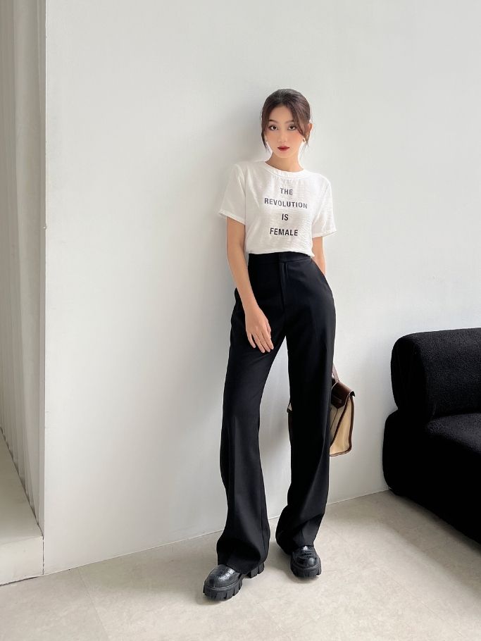 COCO SIN - Áo Lụa Trắng The Revolution