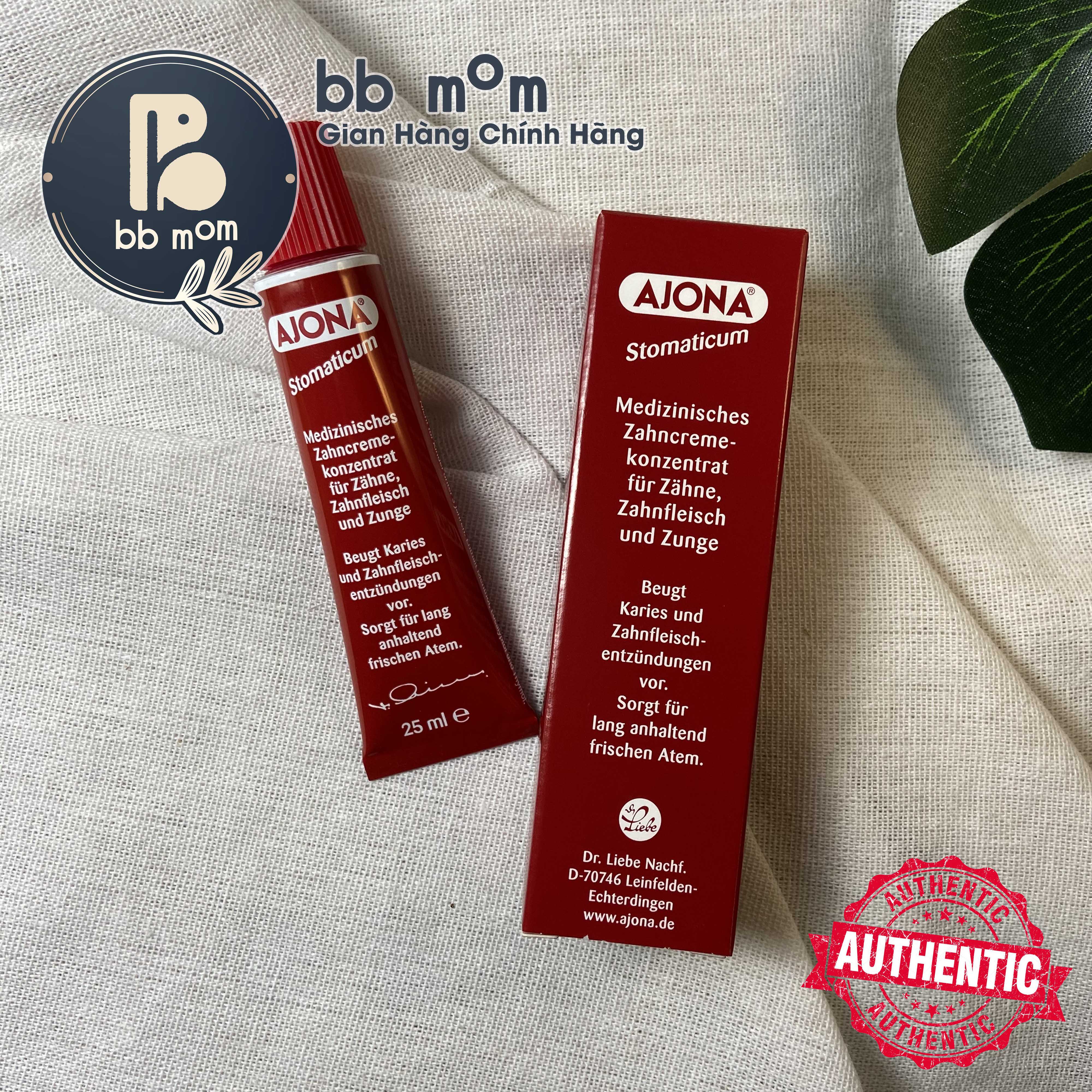 Kem Đánh Răng Ajona 25ml ngăn Hôi Loét Miệng .