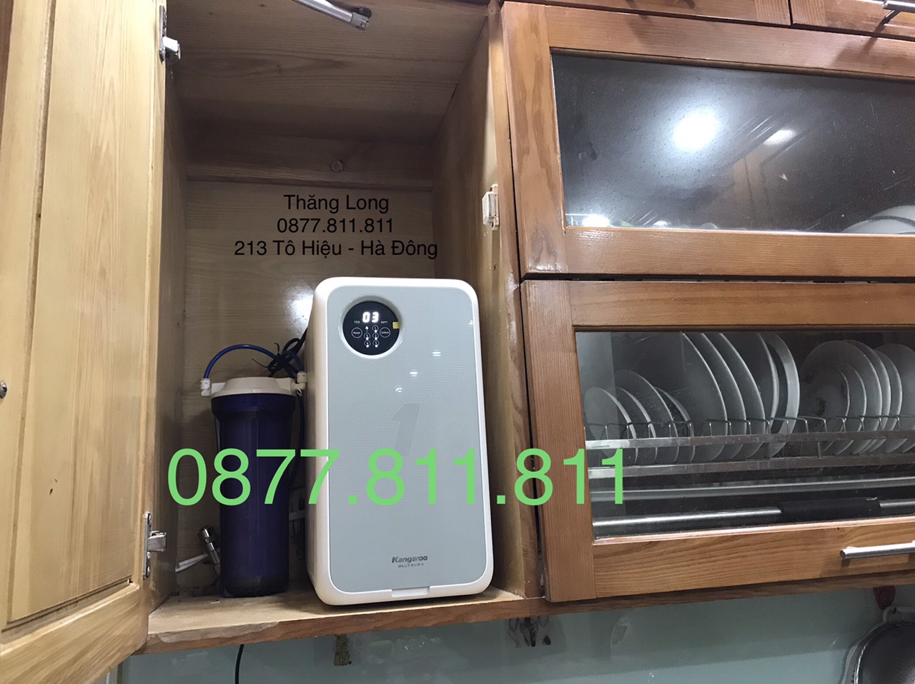 Kangaroo Hydrogen Kg400Hu Water Purifier - Installed