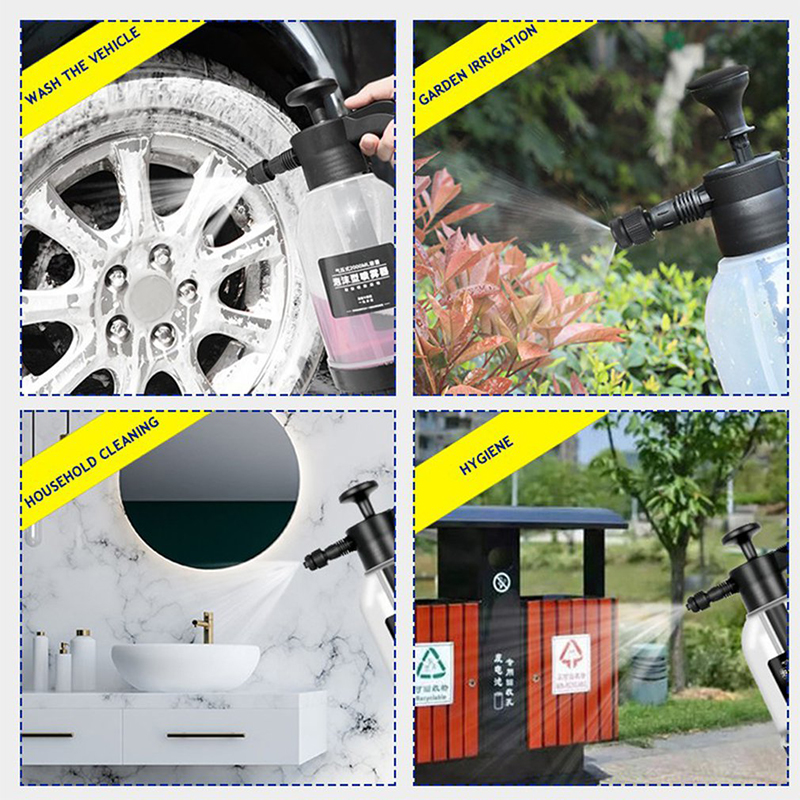 Bình Xịt Bọt Tuyết Phiên Bản Mới Dung Tích 2 Lít Áp Suất Cao Rửa Xe Ô Tô, Tưới Cây Dọn Bếp Chất Liệu Tốt Bảo , bình xịt bọt tuyết cầm tay, bình tưới cây, bình rửa xe bọt tuyết