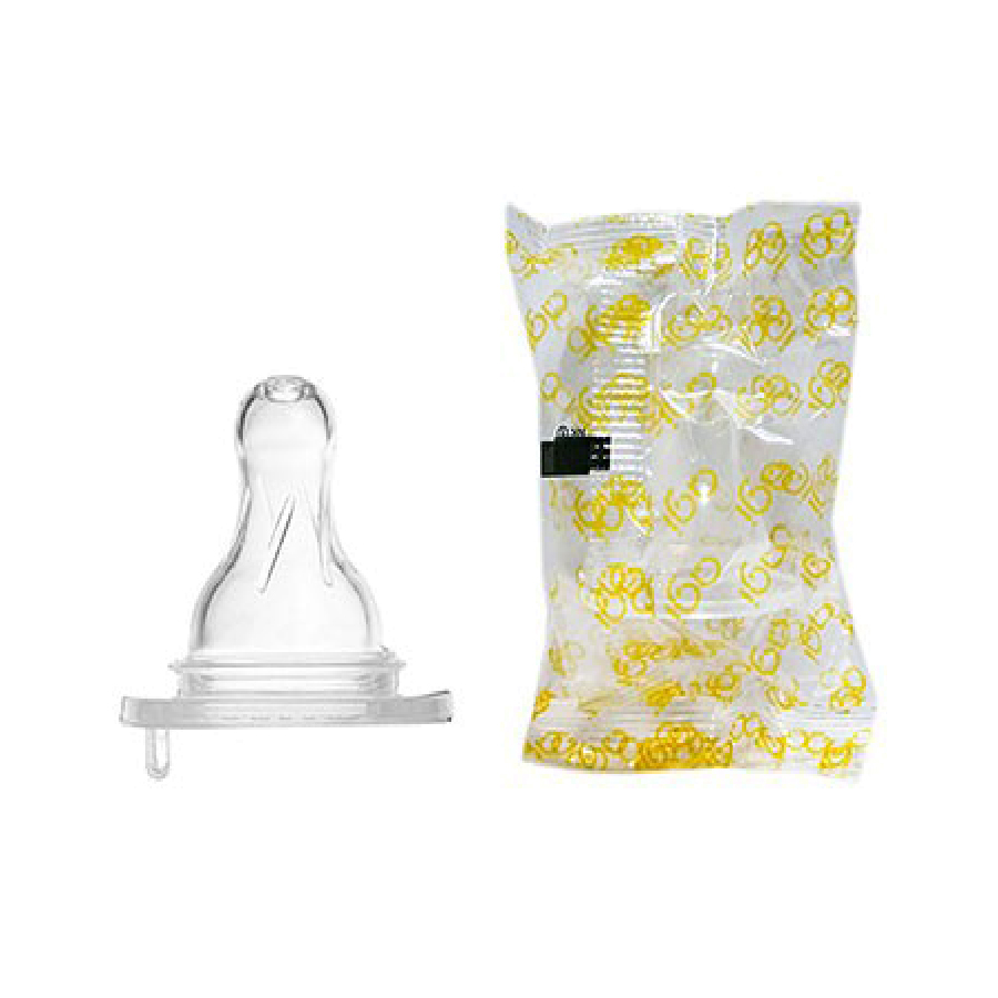 Núm vú Silicone thay thế bình cổ thường Agi đủ size S,M,L