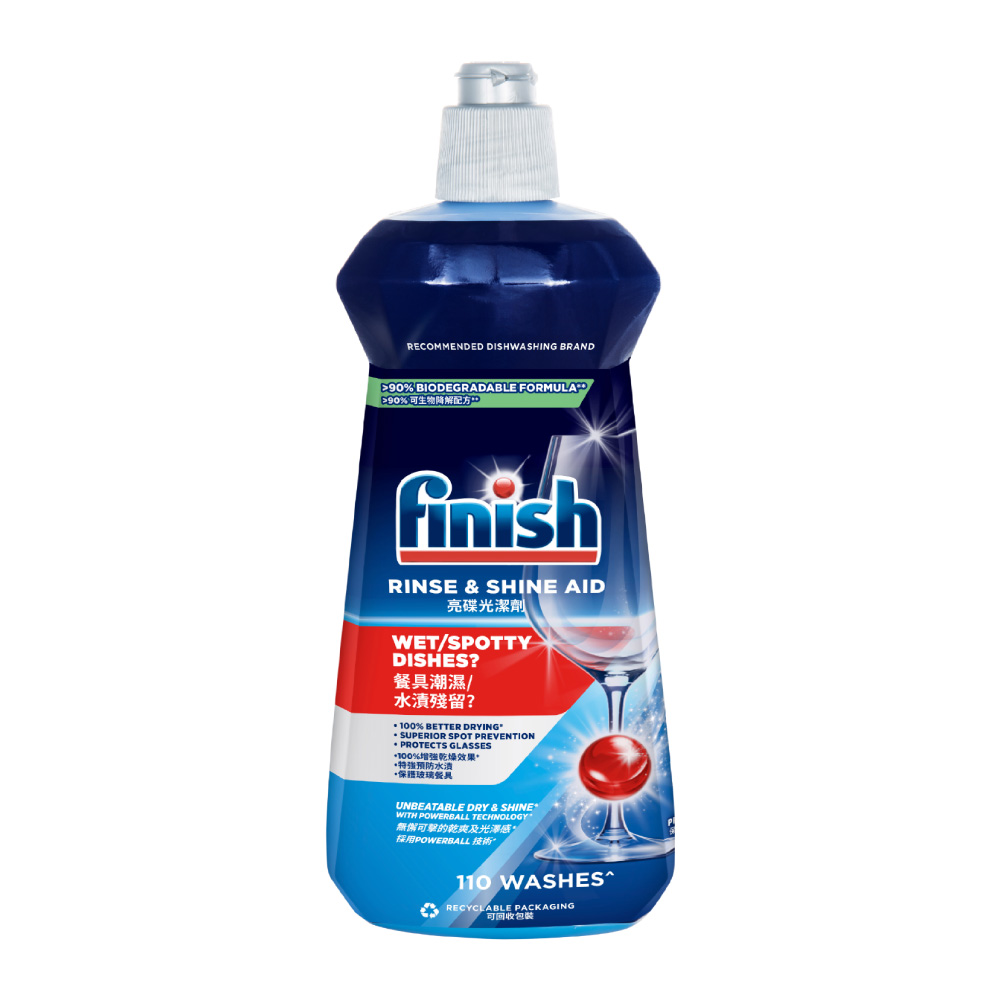 Nước Làm Bóng Chén Bát Finish Rinse & Shine Aid - chai 500ML