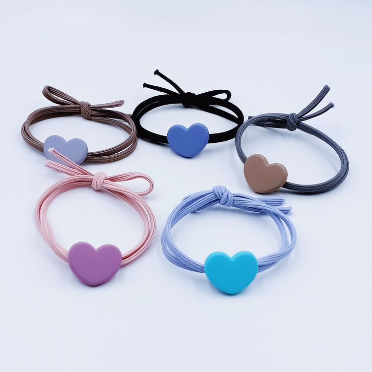 [Set 10] Dây cột tóc nữ trái tim dễ thương CT06