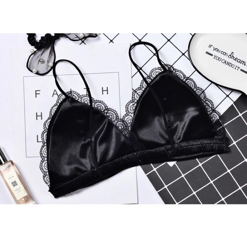 Áo Bra Satin dạng lụa 263