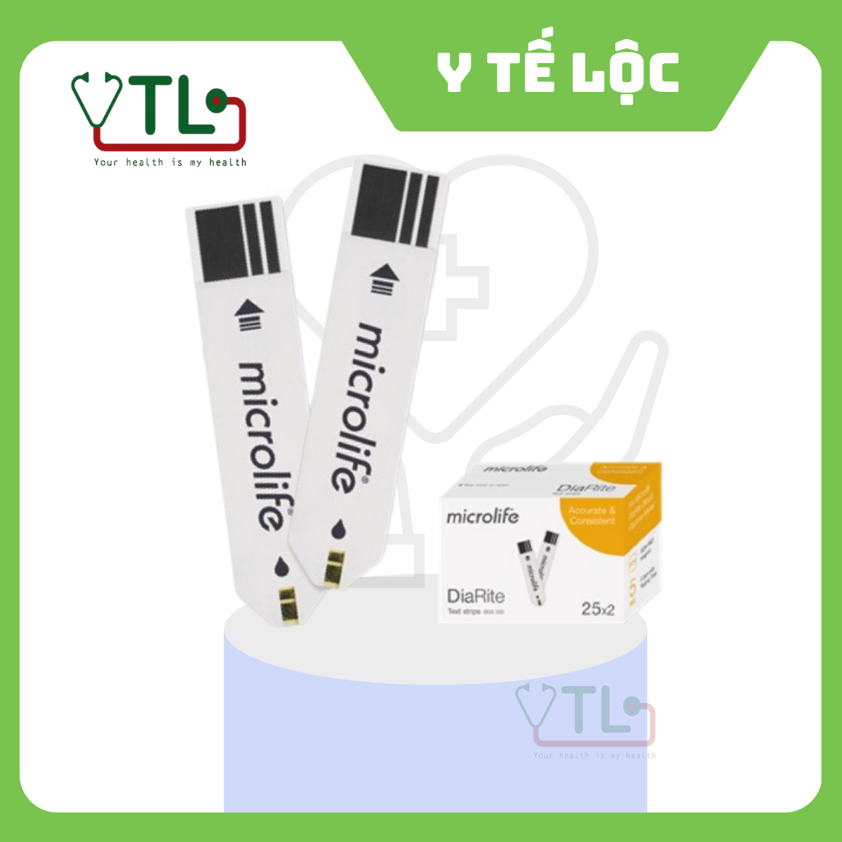 Que thử  đường huyết Microlife DiaRite BGM TEST (50 que)