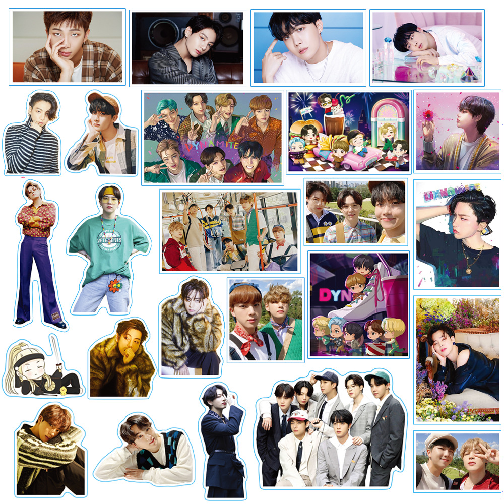 Set 101 Sticker BTS chống nước