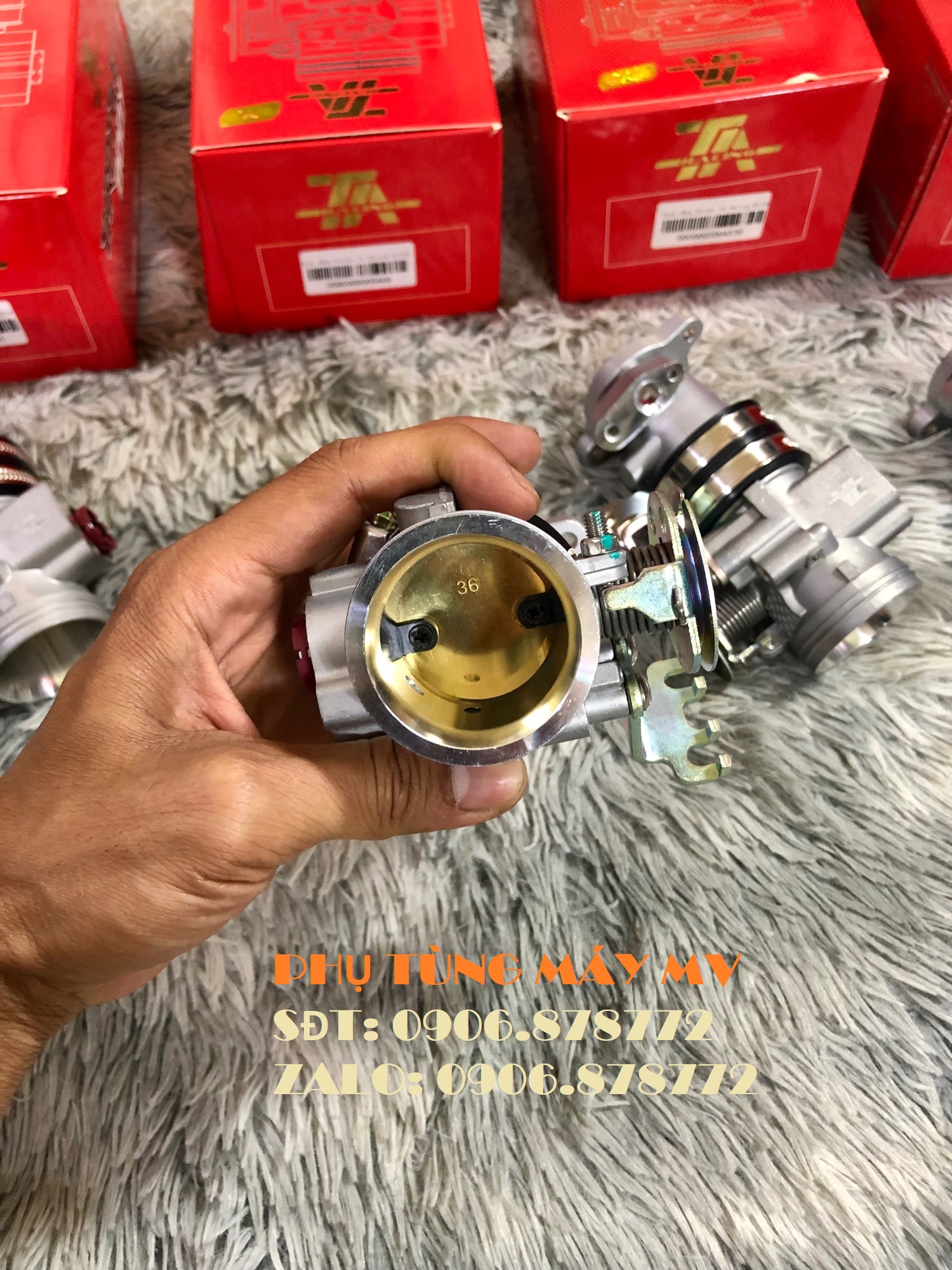Họng xăng TA size 34.36.38.40mm cho RAIDER/SATRIA
