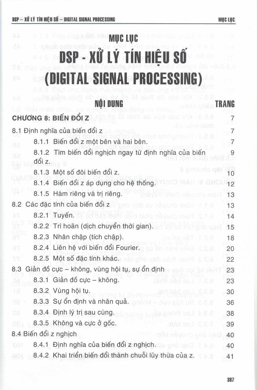 DSP - Xử Lý Tín Hiệu Số - Digital Signal Processing