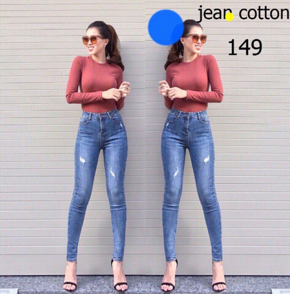 Quần jean nữ 9 tấc co giãn dáng Đẹp BẢOTRANG 247
