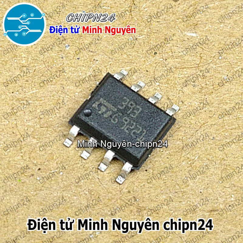[2 con] (ST) IC Dán LM393 SOP-8 Hàng Tốt (SMD) (LM393DT LM 393) - HH007149