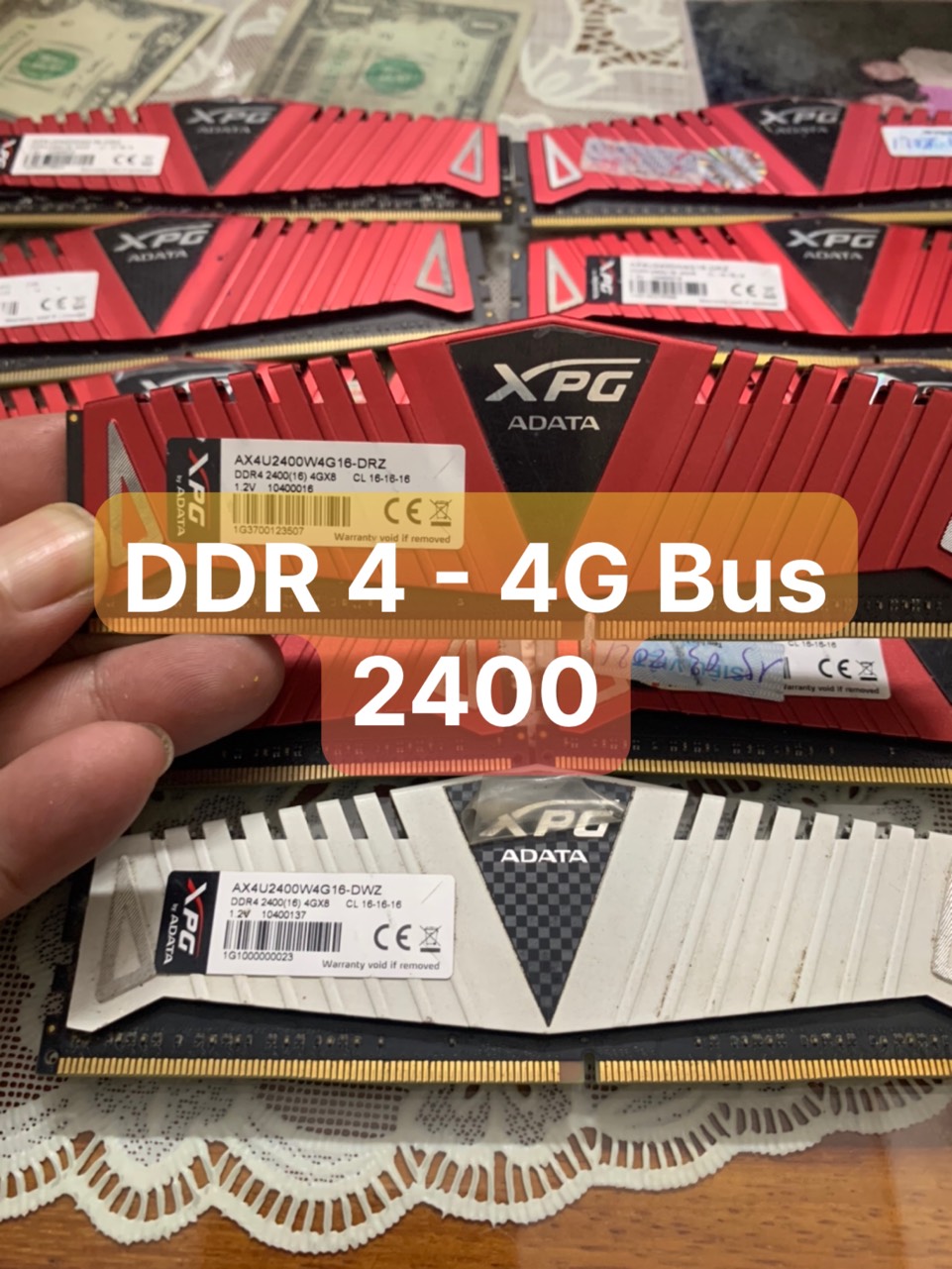 HCMDDR4 Ram 4G - Bus 2133 2400 Adata XPG Tản Nhiệt - Vi Tính Bắc Hải
