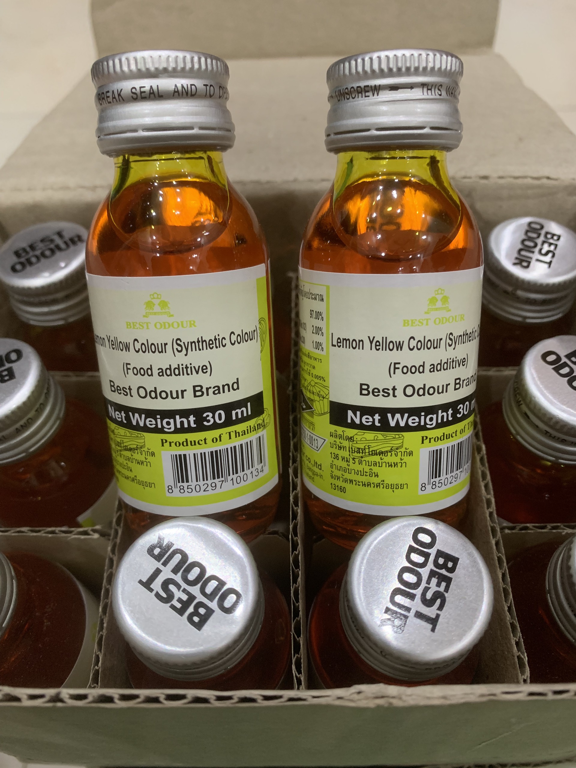 Màu thực phẩm Thái Lan Best Odour chai 30ml (Màu Tím)