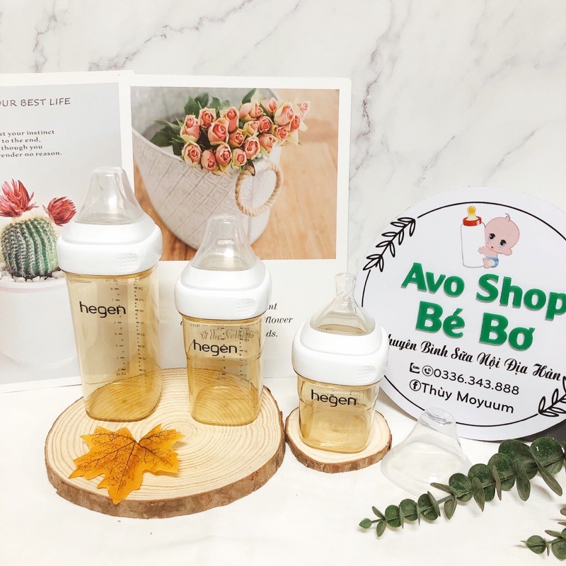 Bình sữa Hegen chính hãng đủ size 60ml/150ml/240ml/330ml