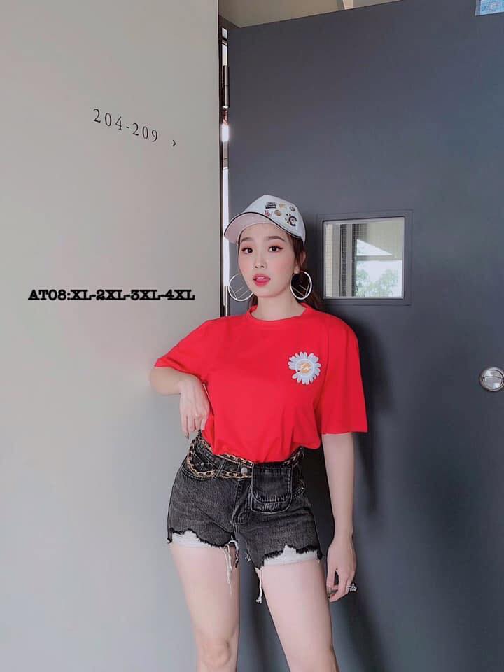 [HCM]ÁO THUN NỮ THIÊU HOA SIÊU DỄ THƯƠNG