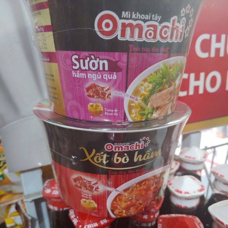 Mì bát Omachi vị Xốt bò hầm (92g)