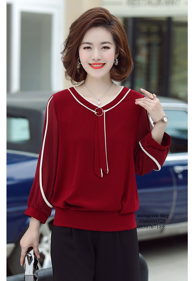 nh800520-ÁO KIỂU TRUNG NIÊN THANH LỊCH