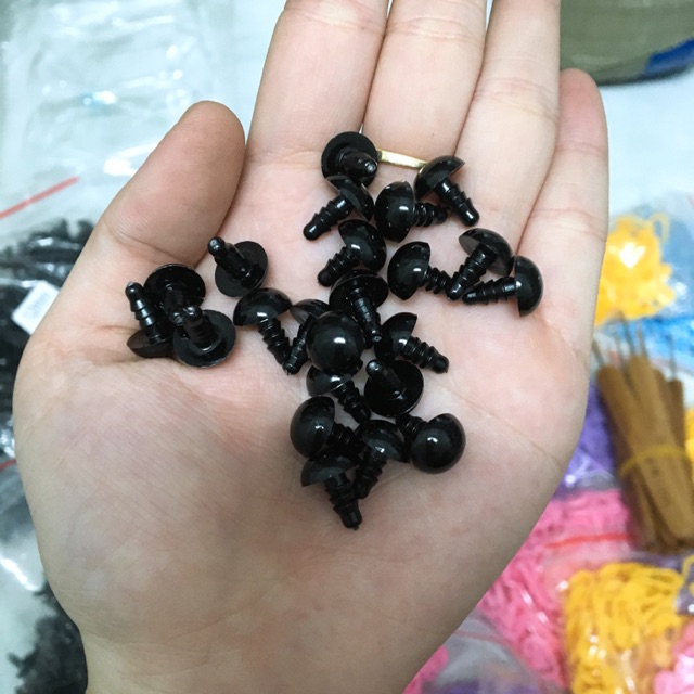 👀 Mắt chốt thú len - RẺ VÔ ĐỊCH - Mắt chốt đen