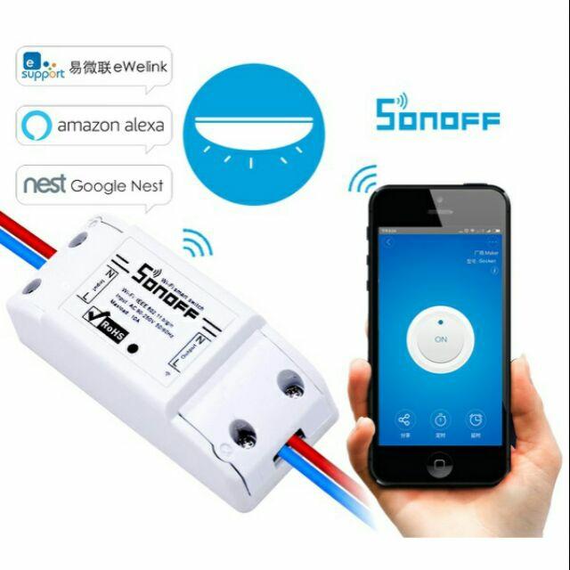 Công tắc thông minh điều khiển từ xa qua mạng wifi sonoff basic