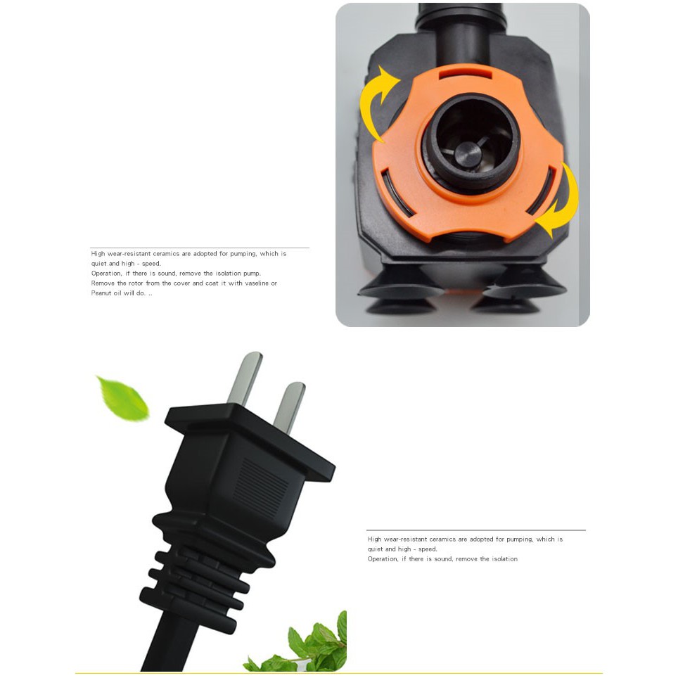 Máy Bơm Nước Periha PD-5200 (25W-2100L/H-2M) - Lọc Nước Cho Hồ Cá Cảnh