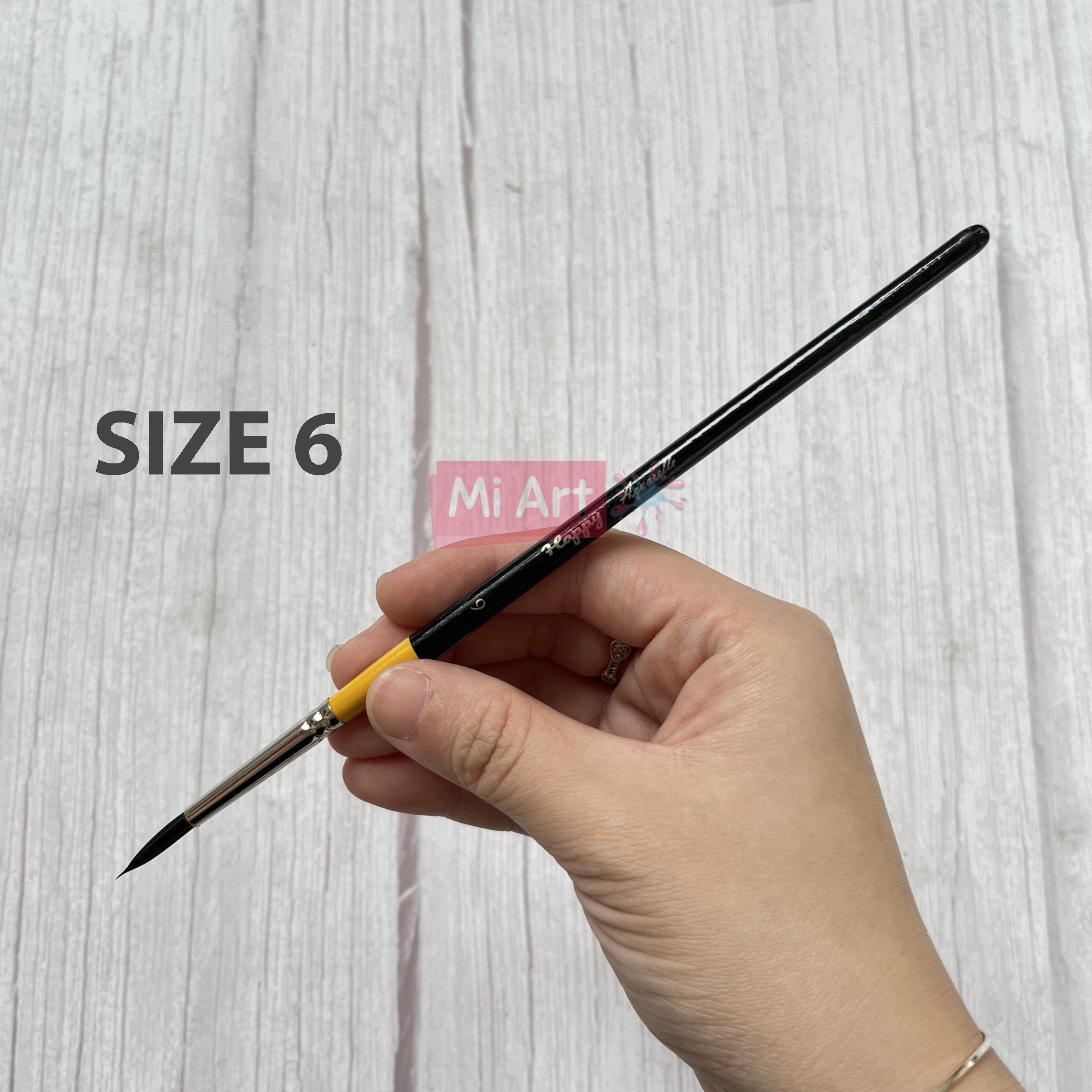 [Giao Hỏa Tốc] Cọ Vẽ Màu Nước Happy Round - 1845 Series