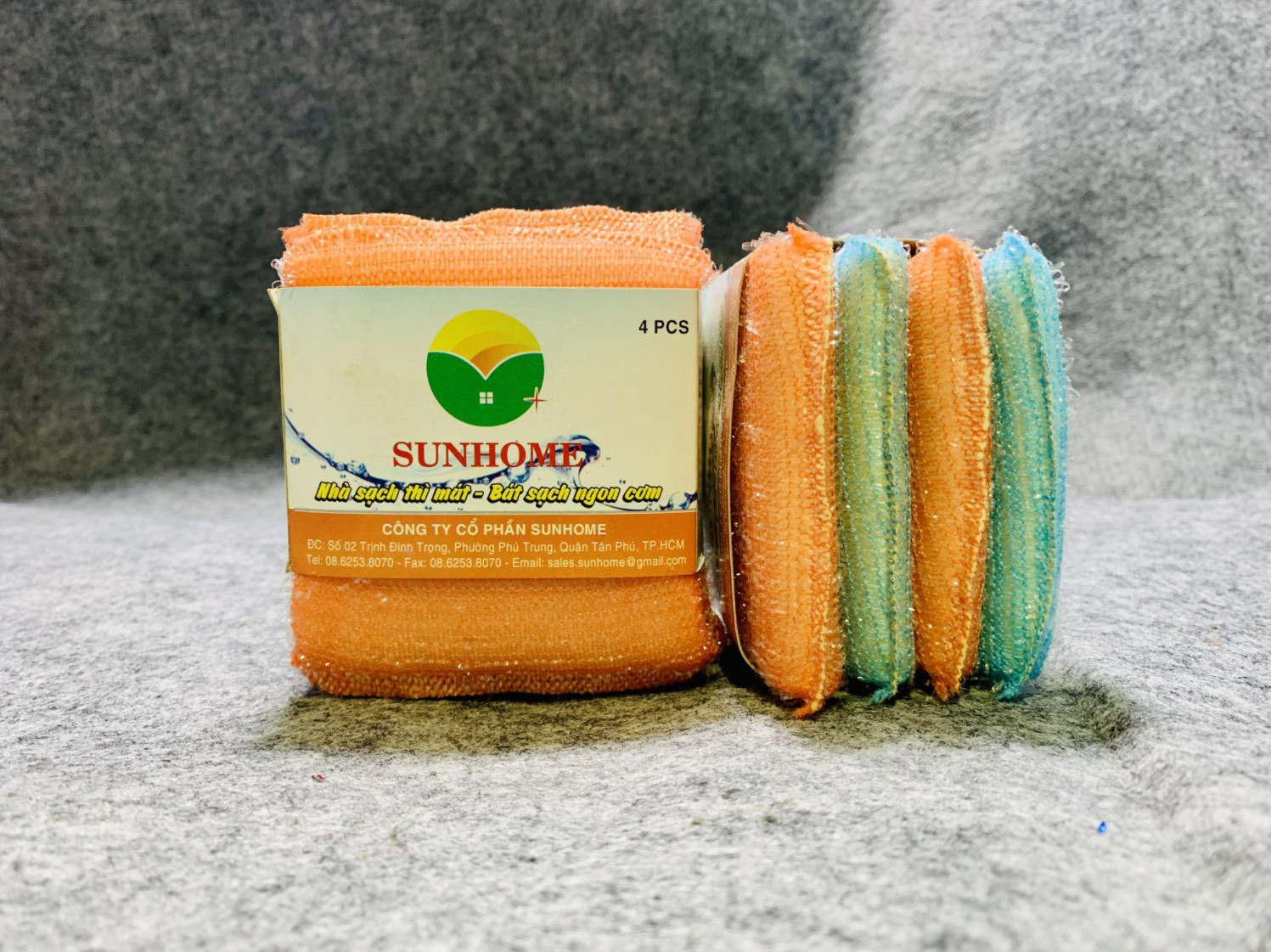 [Combo 4]Miếng rửa chén, rẻ rửa chén bát xoong nồi
