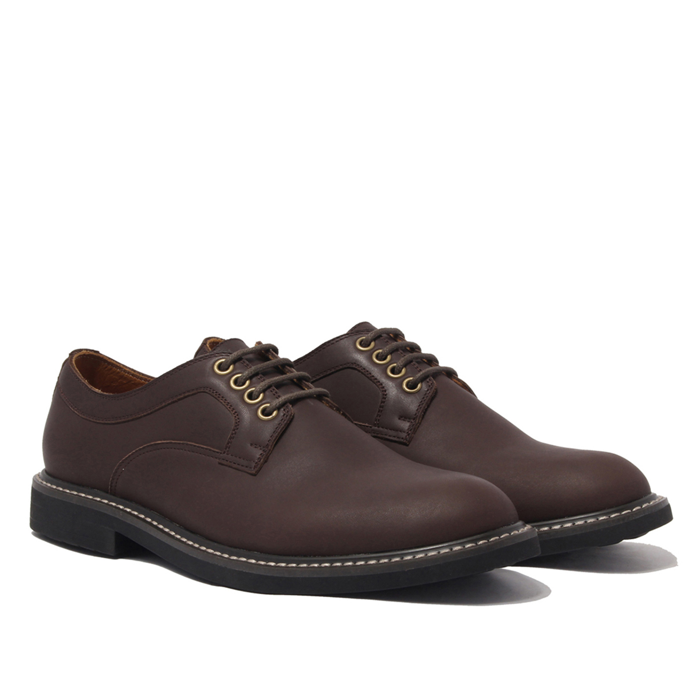 Giày Tây Cổ Điển Banuli Nam Plain Toe Derby B1PD2M0