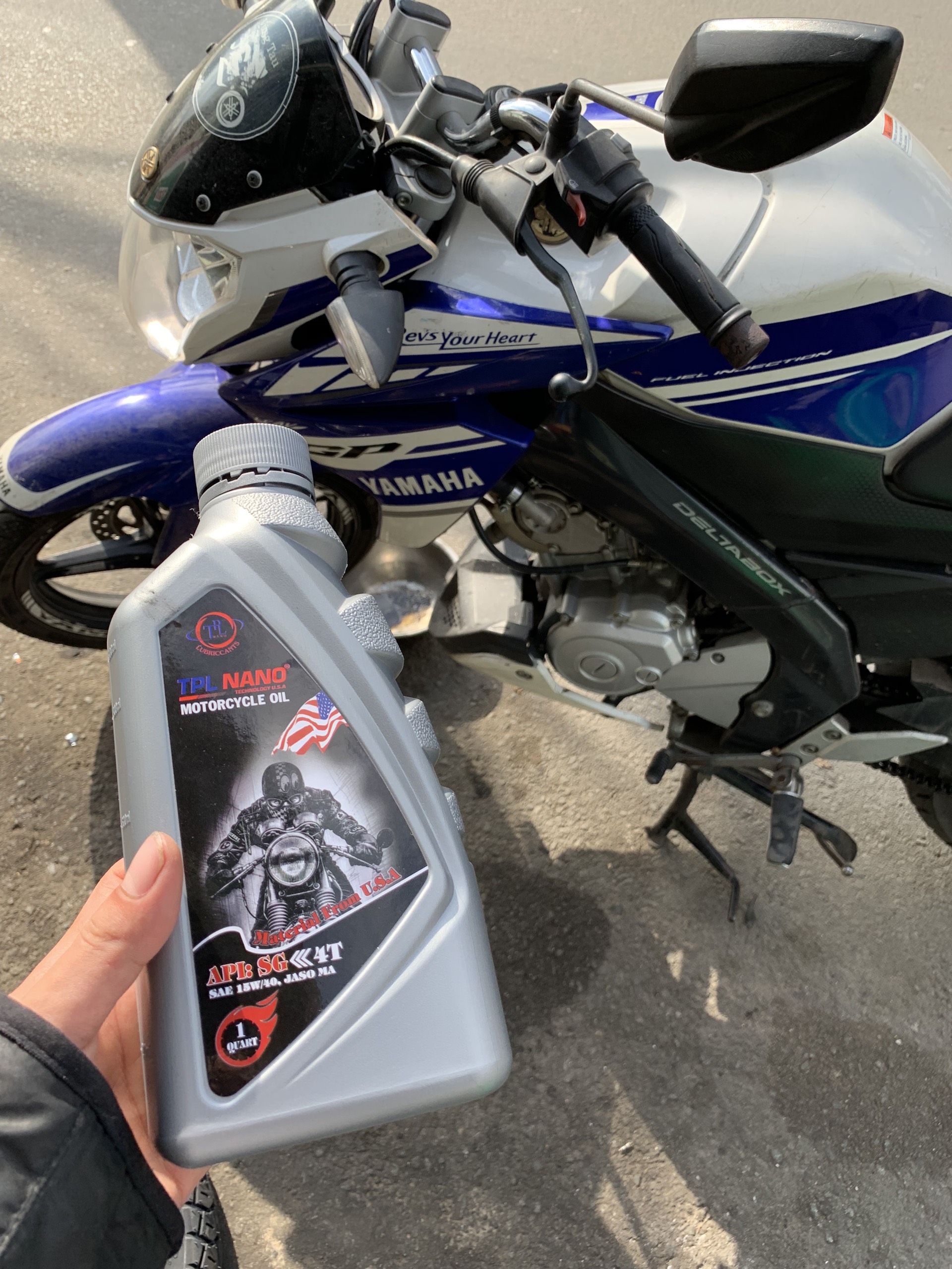 TPL NANO SG 15W40 Nhớt Xe Số (chạy 2000km Thay)