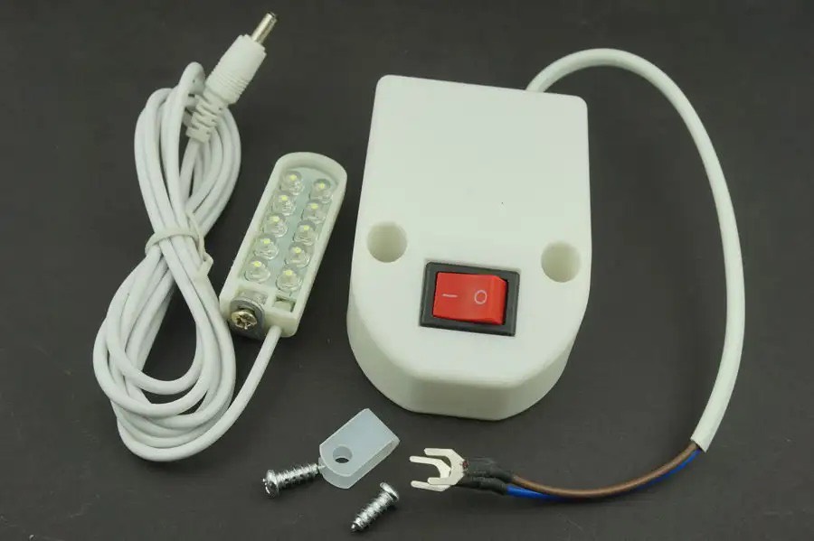 Bộ đèn led ngón 10 bóng dùng cho máy may 1 kim công nghiệp