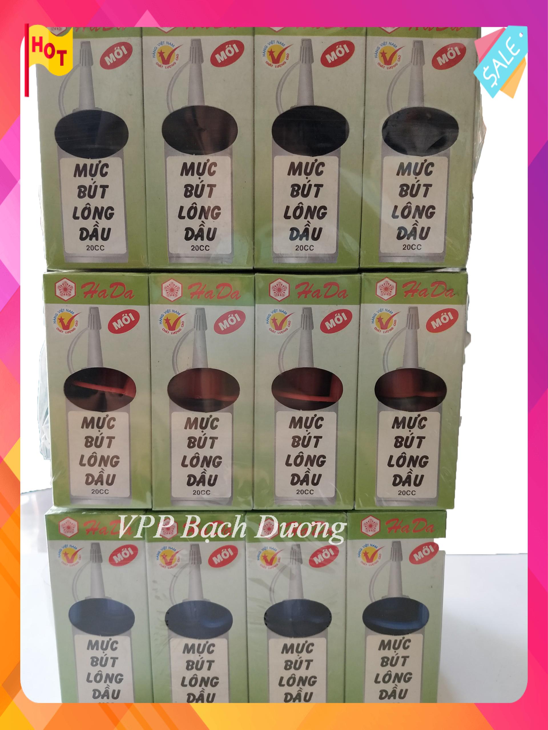 Mực lông dầu Hada - 12 chai