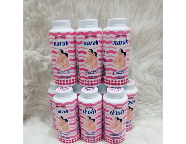 Sỉ 12 lọ phấn rôm em bé Narak Thái Lan