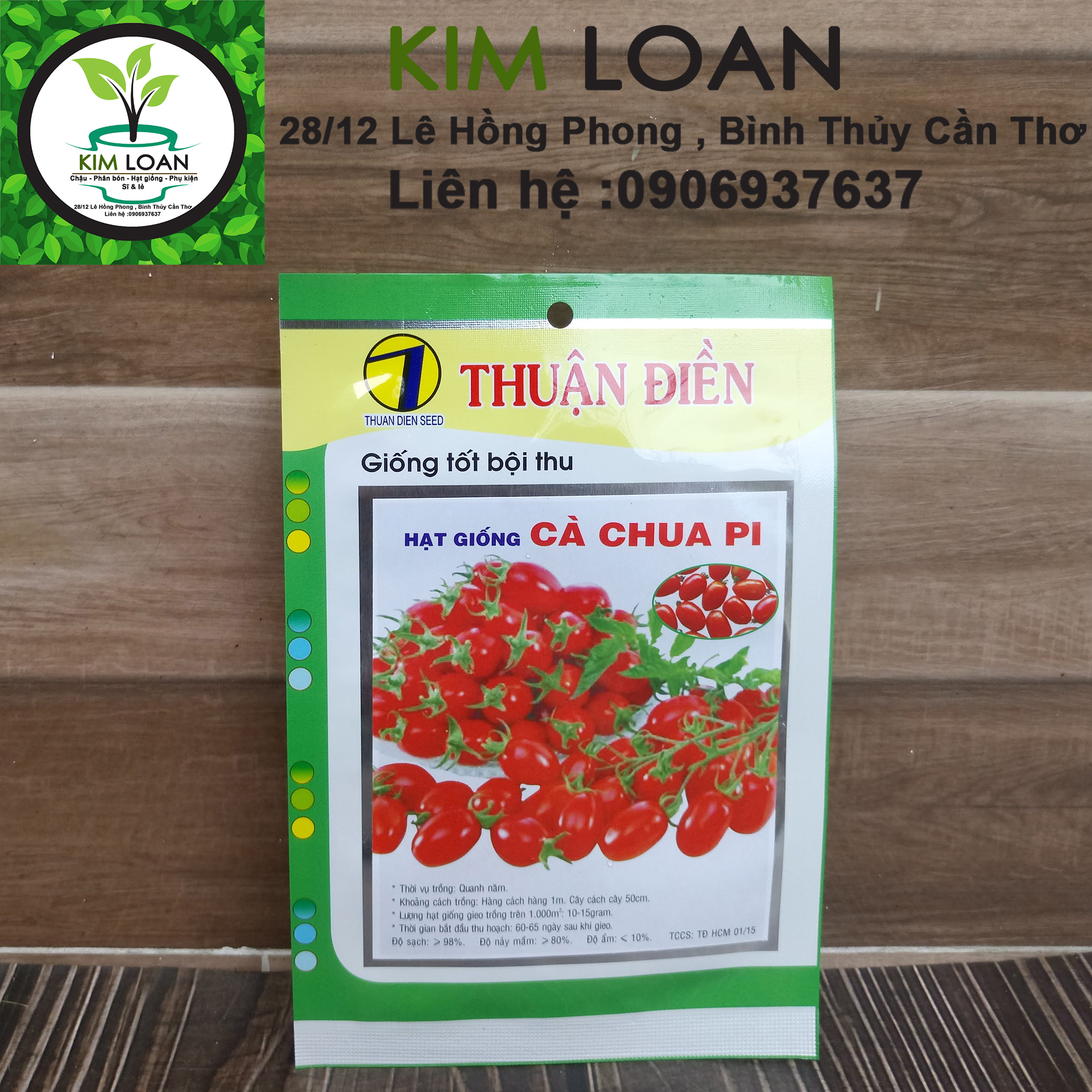 Hạt giống cà chua bi gói 0.1g