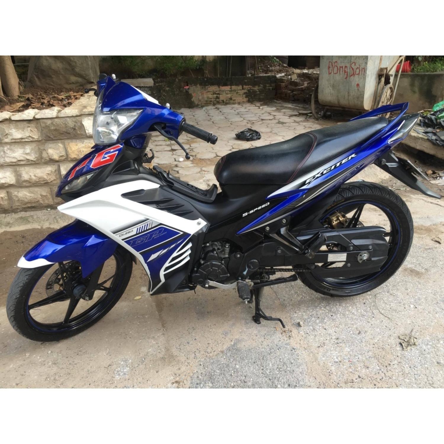 Tem Rời Exciter 135 Zin 2012 Trắng Xanh Gp
