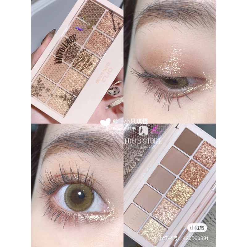 [Nhập RAISINGSTAR18, giảm 30k cho đơn 99k]Bảng Màu Mắt CLIO 08 Into Lace